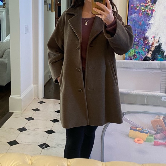 Max Mara brown wool 3/4 length 100% wool coat - Picture 11 of 13